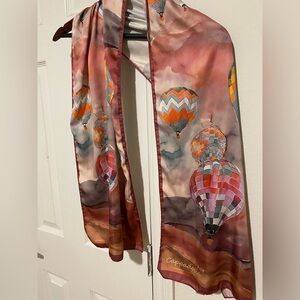 Cappadocia Turkey Hot Air Balloons 100% silk acarf